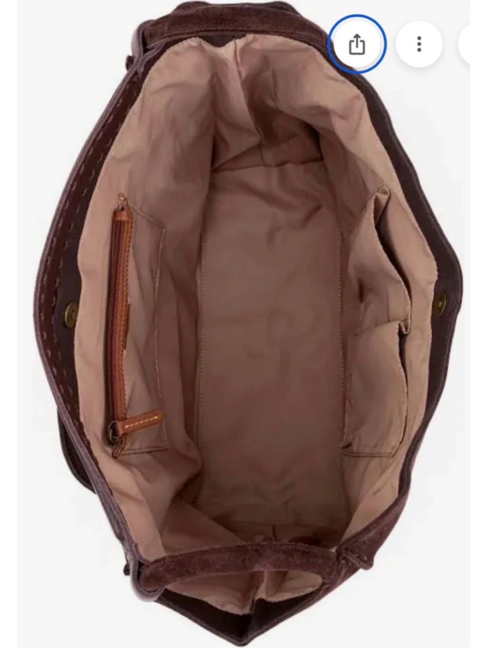 Women's The Sak Los Feliz Large Suede Tote Bag, Brown